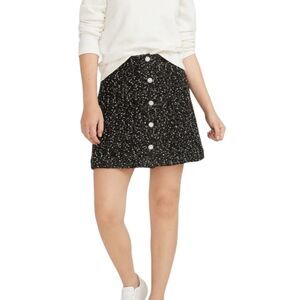 Express Nwt Tweed High Waist Embellished Mini Skirt Size 0